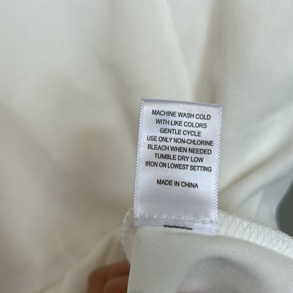 NWT White Summer Dress Size Large - Picture 10 of 10